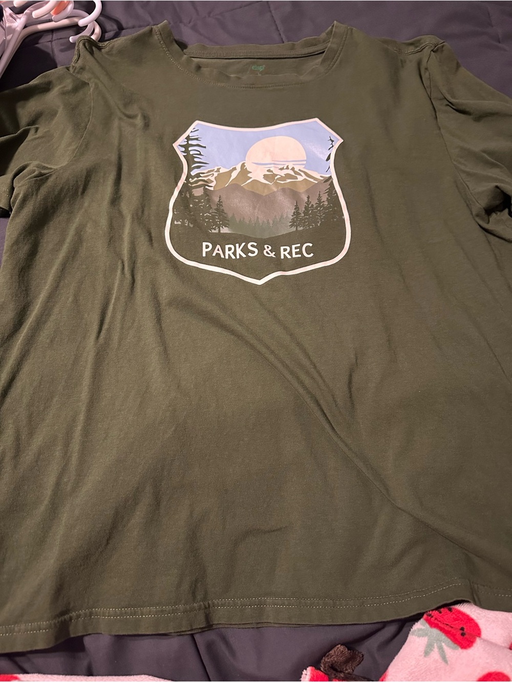 dip Olive Green Parks & Rec Graphic Tee - Men's
